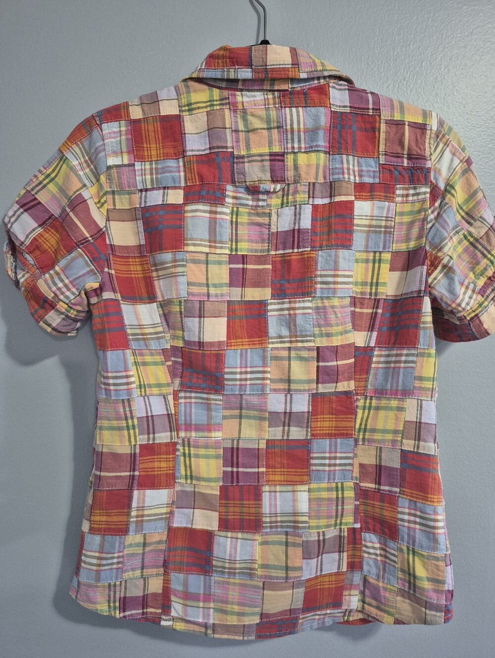 J Crew Vintage Summer 2008 Madra Plaid Patchwork Size 2 - Picture 4 of 7